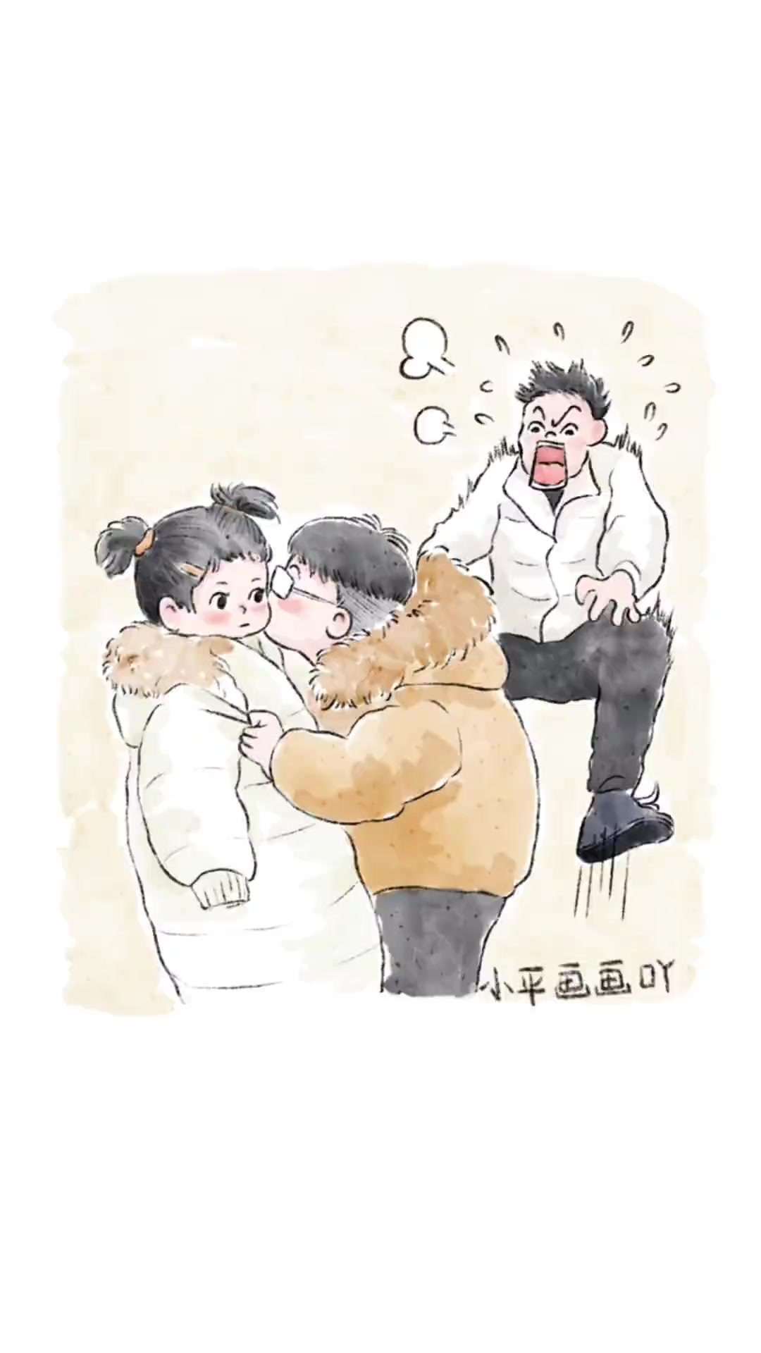 爸爸眼睁睁的看着自己养的小白菜被猪拱了 素材来源