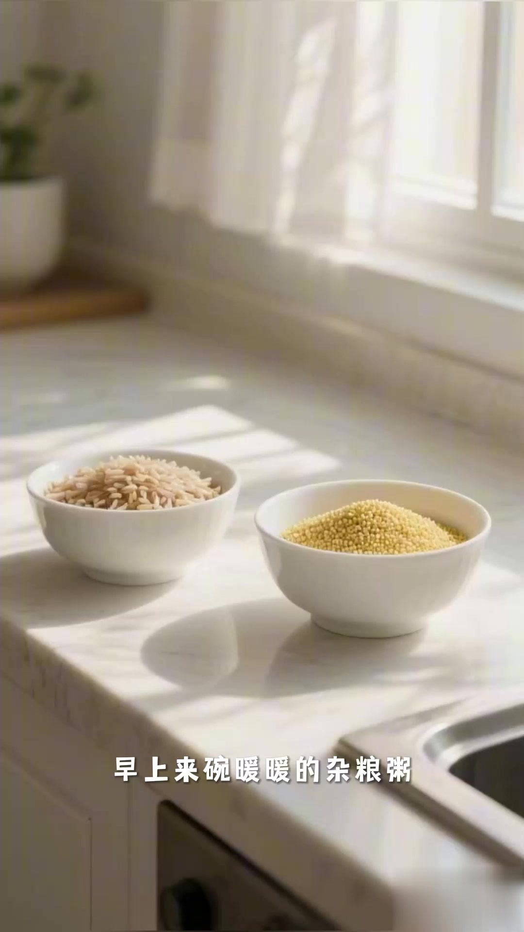 吃糙米别煮太硬!加 1 勺小米,口感变软还易消化