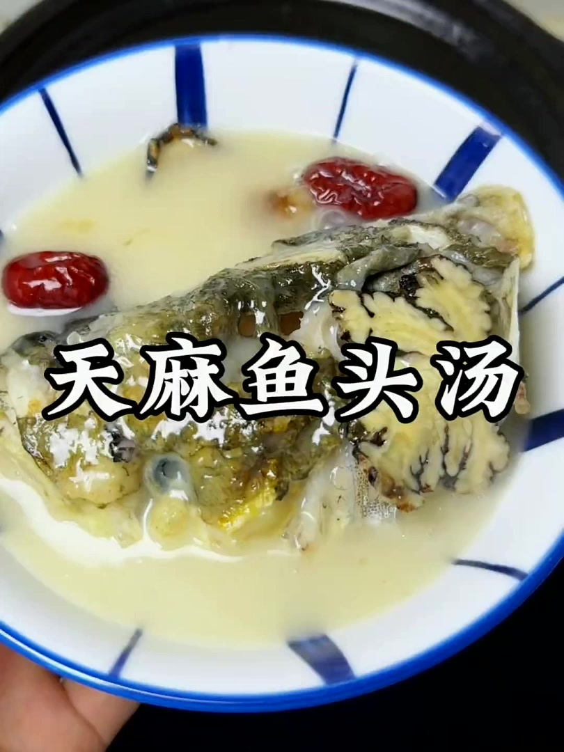 谁懂啊!这碗天麻鱼头汤喝完整个人都通透了!
