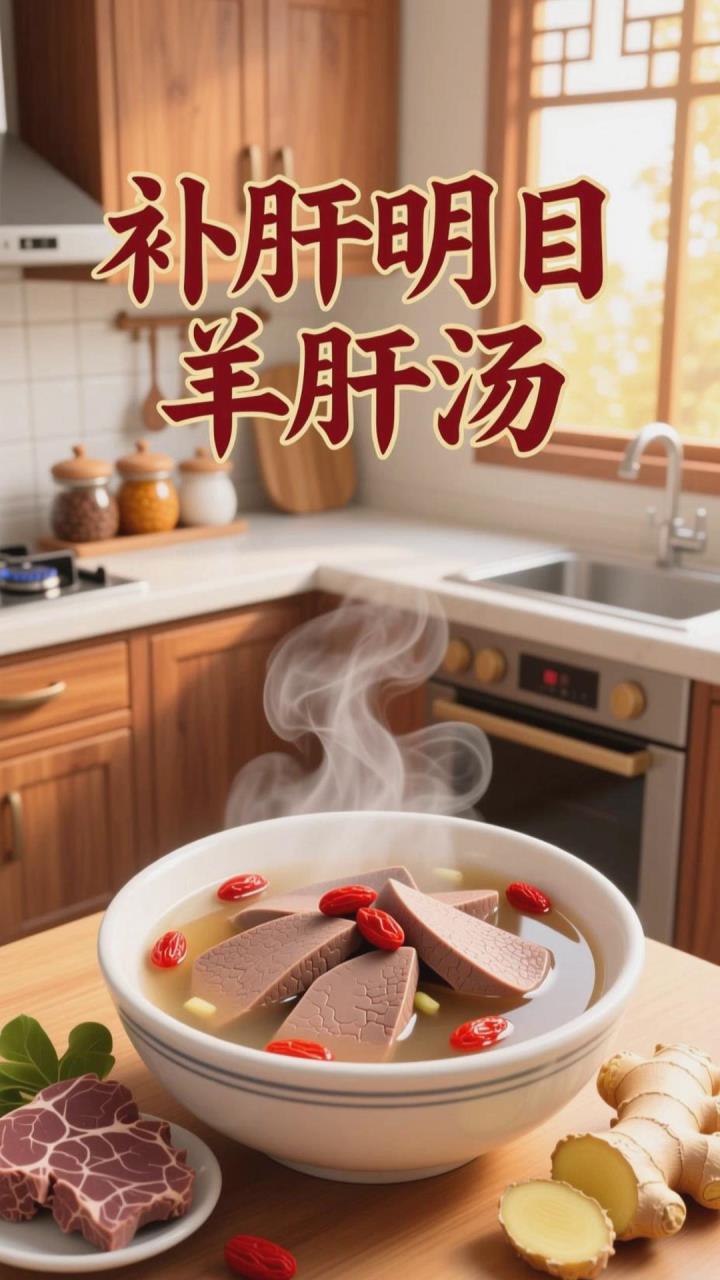 夜盲视力模糊？补肝明目养生羊肝汤！