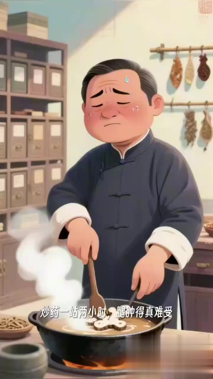 社区药店中药炮炙员:炒药站久腿肿 + 筛药胳膊酸?番茄蛋汤