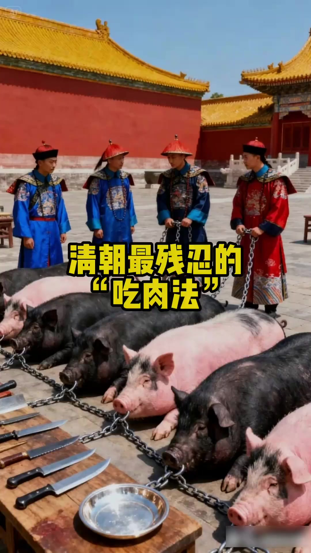 清朝最残忍的吃肉法网友毫无人性