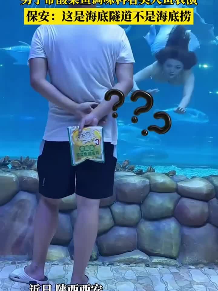 男子带酸菜鱼调味料看美人鱼表演,保安:这是海底隧道不是海底捞