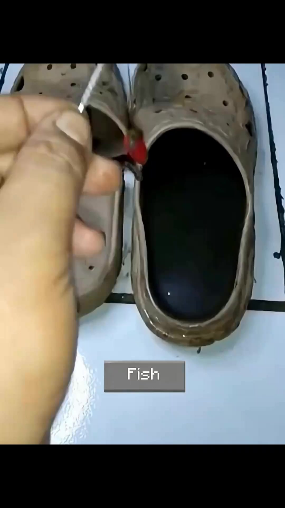 在我的世界中钓鱼就像这样~