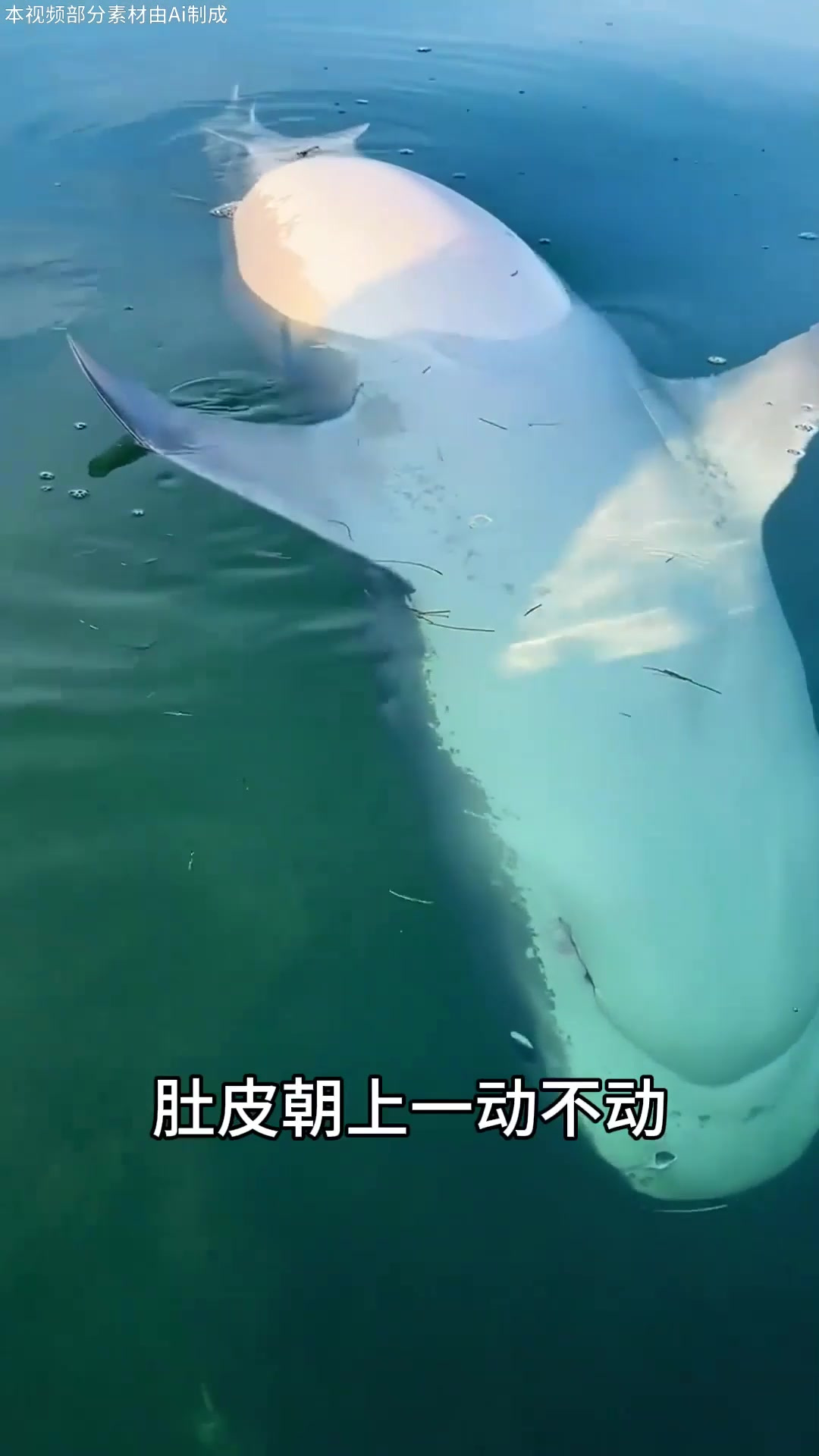鲨鱼肚皮朝上躺在海面上睡觉,真是太搞笑了!