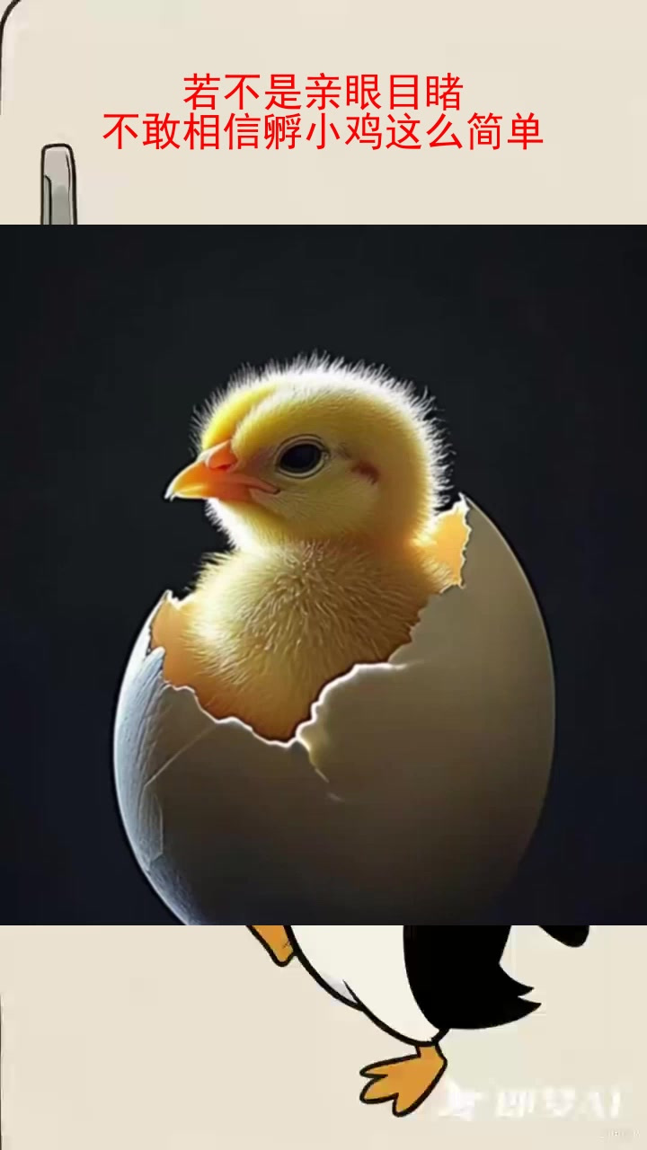 若不是亲眼目睹，不敢相信孵小鸡这么简单