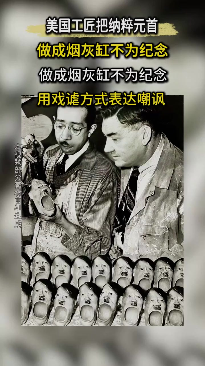 1943年希特勒头像烟灰缸!战时民众嘲讽情绪暗藏其中