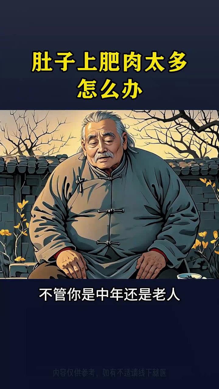 肚子上肥肉太多怎么办？