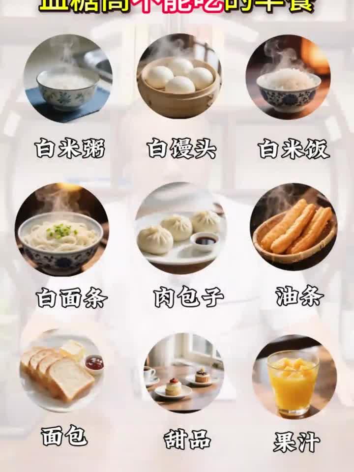 血糖高的朋友早餐该吃哪些