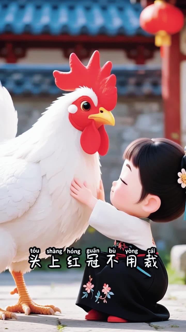 小学三年级《画鸡》解析学习,理解诗句意义