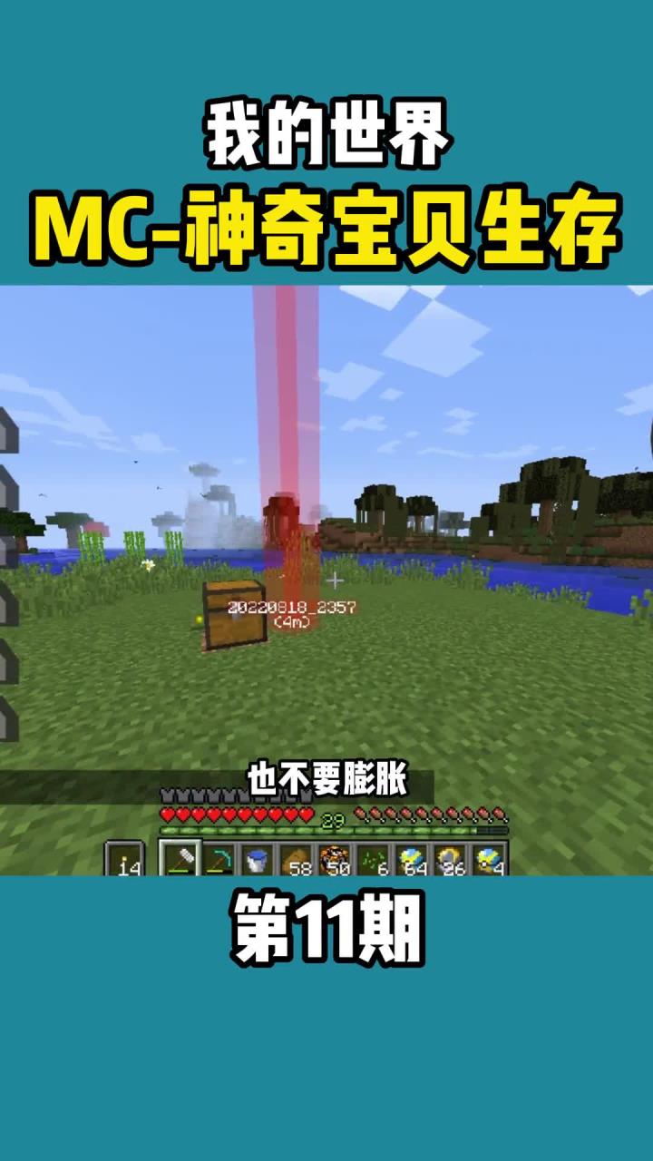 我的世界神奇宝贝11：五个幸运方块出俩异兽？