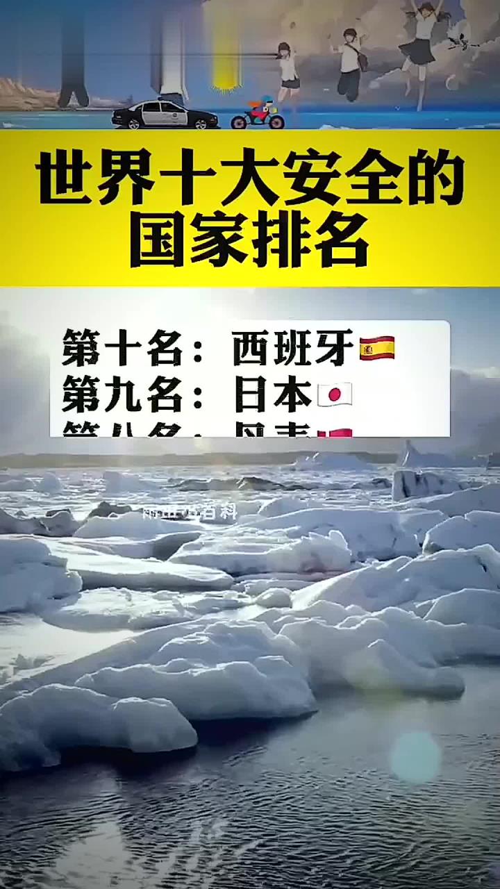 世界十大安全的国家排名