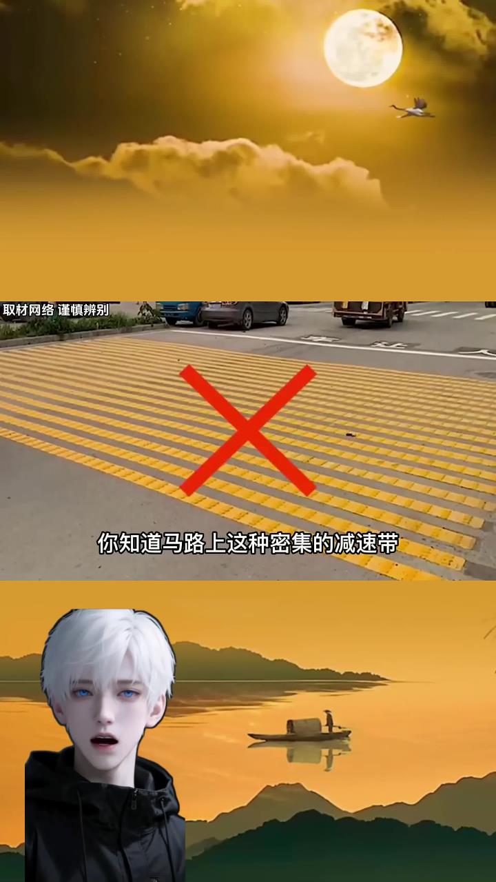 你知道马路上这种密集的减速带,学名叫什么吗