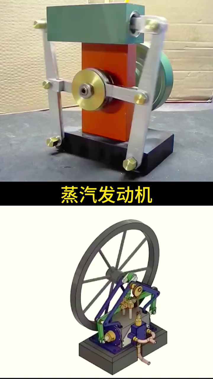 蒸汽发动机工作原理