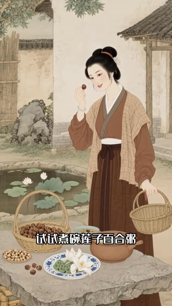 心里总莫名烦躁?煮碗莲子百合粥,喝着心不烦