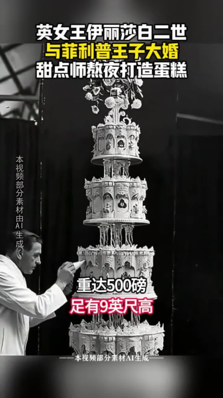 1947年英国王室秘事,500磅9英尺超大蛋糕,不愧是世纪婚礼 (1)