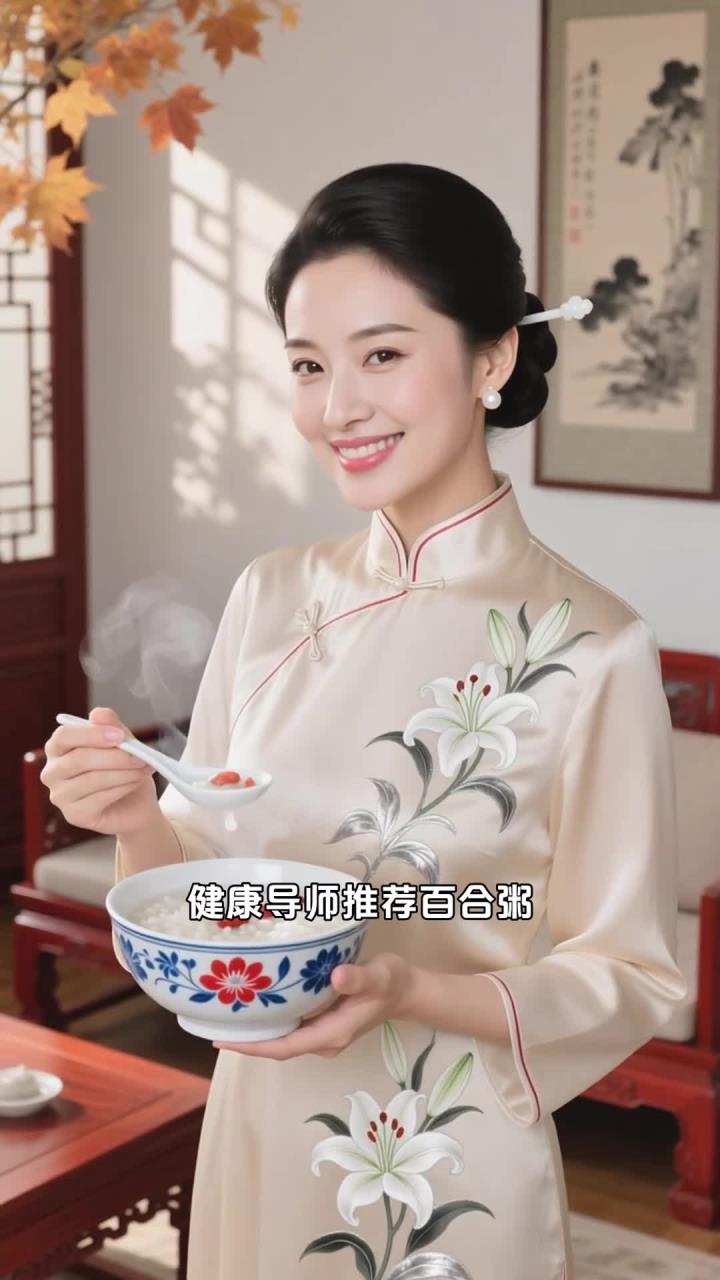 秋日多喝百合粥,不是什么好粥,是润肺安神的好东西