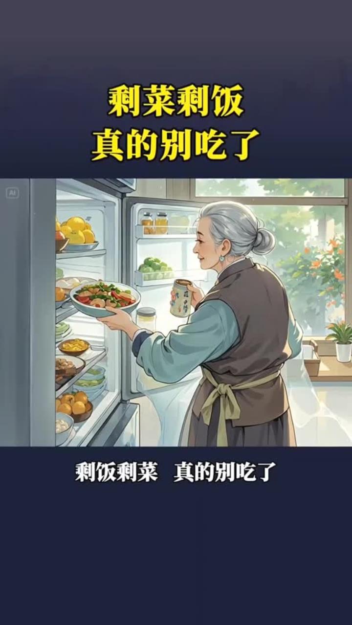 剩饭剩菜,千万不要再吃了,影响身体健康