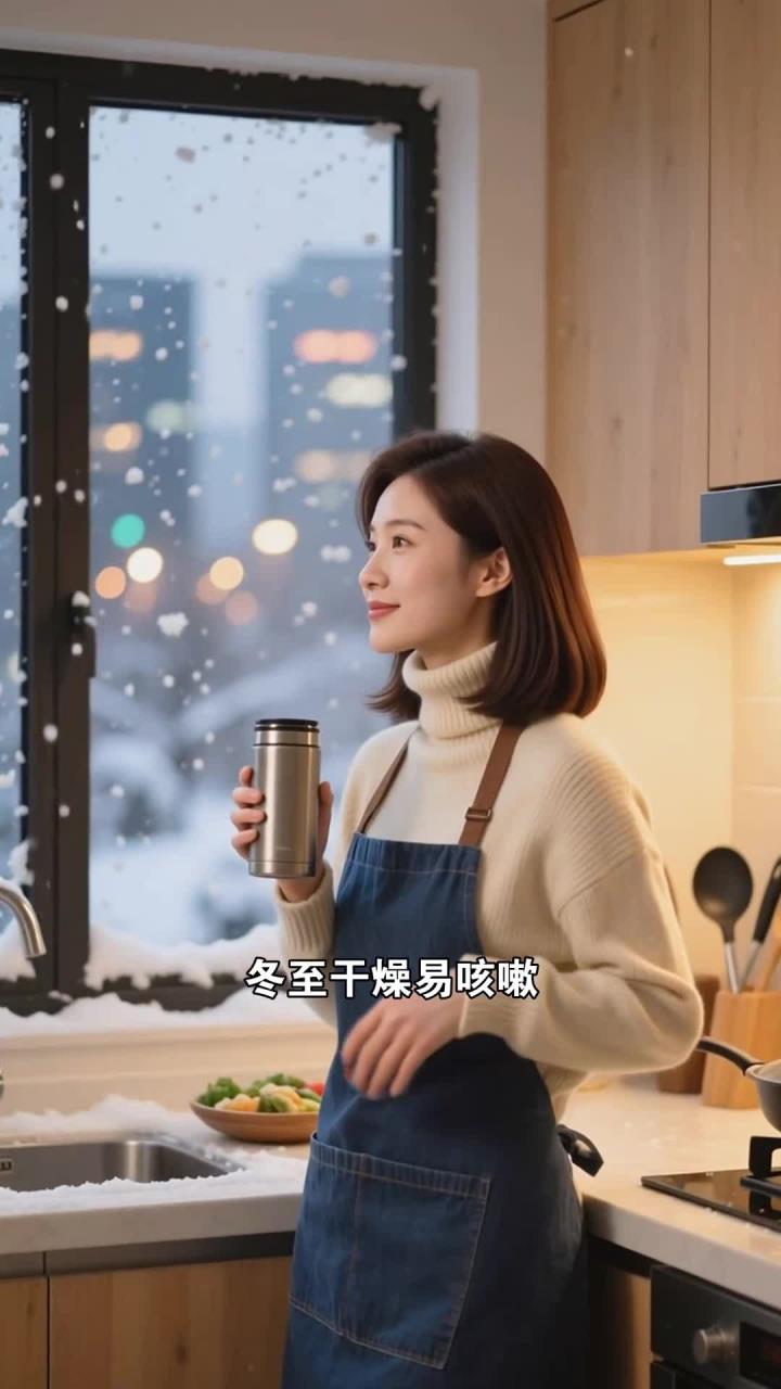 银耳百合雪梨汤,冬至润燥养肺超合适