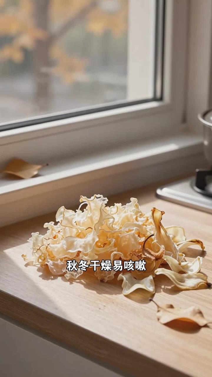 晚来煮碗银耳百合粥,润肺止咳,呼吸顺畅少咳嗽