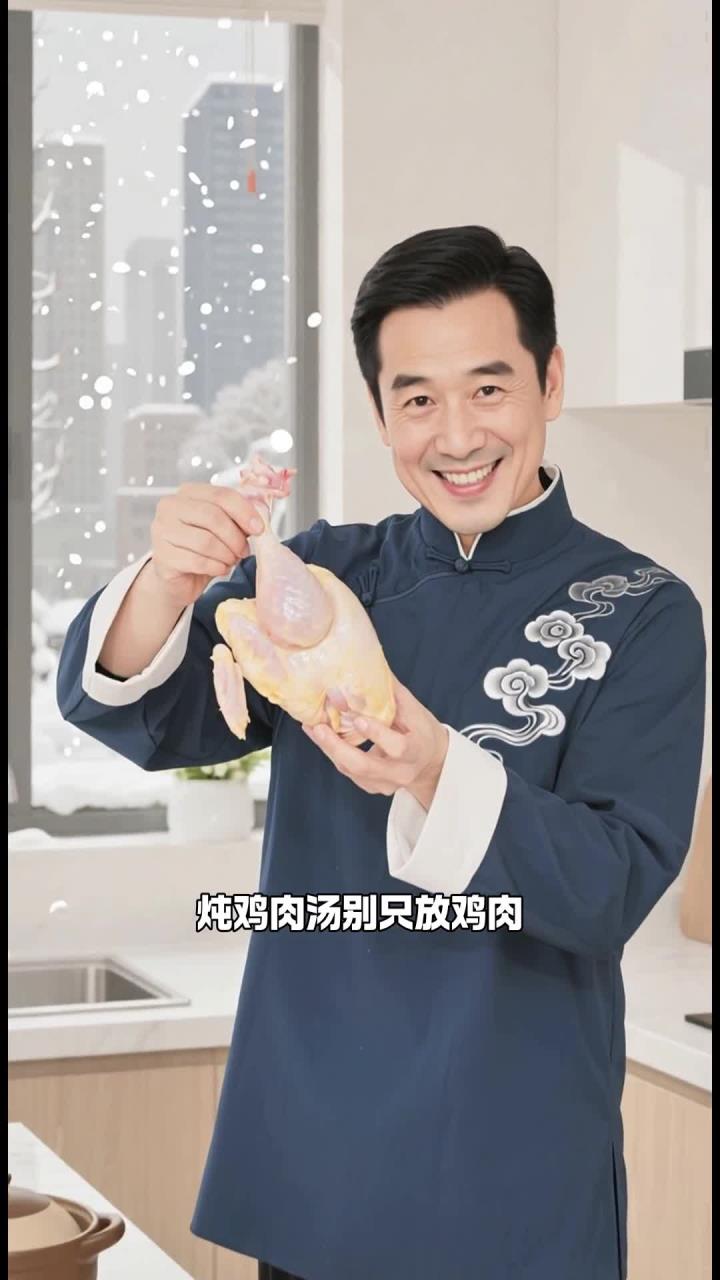 炖鸡肉汤别只放鸡肉!加片山药,健脾还补能