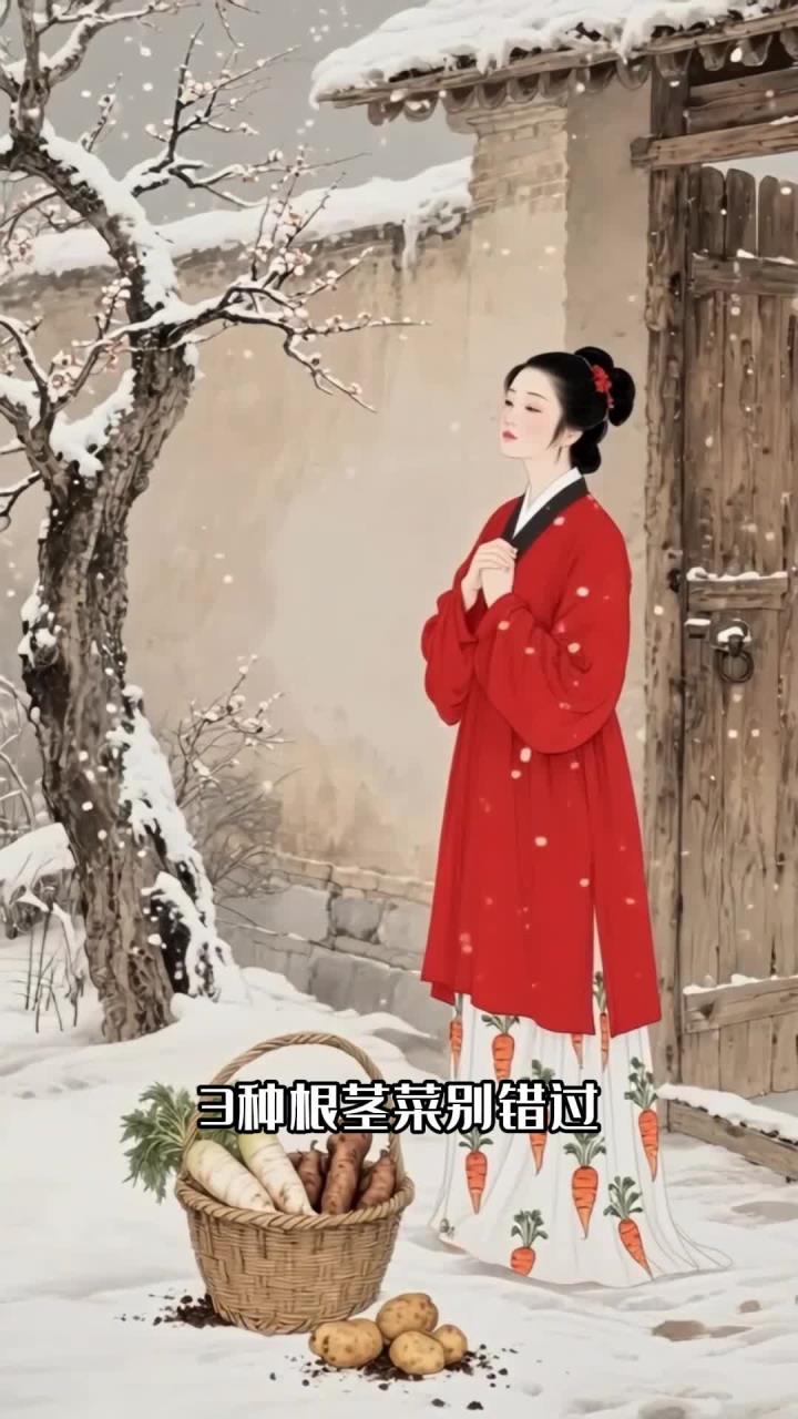 冬天吃3种根茎菜:暖身抗寒,第1种就是萝卜