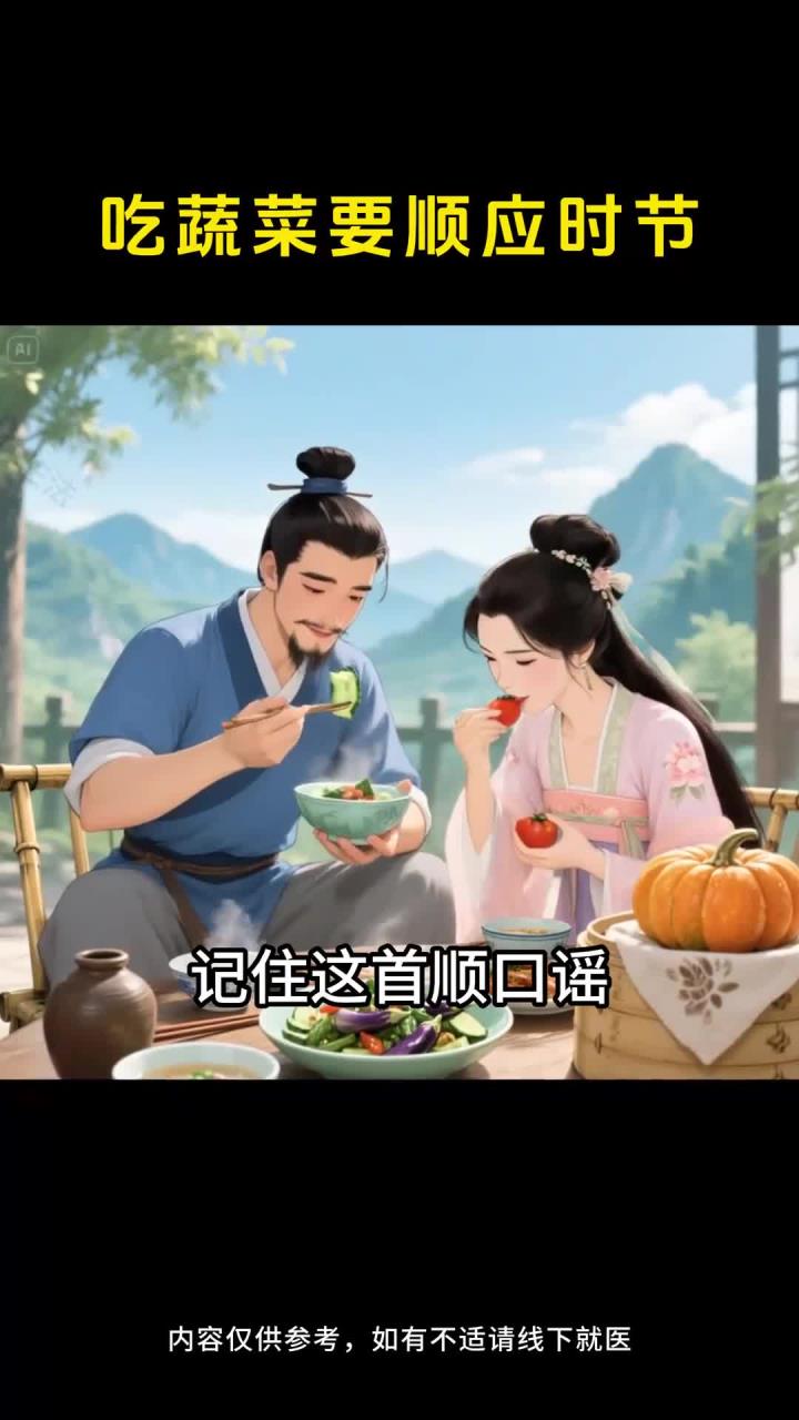 四季吃菜顺口溜!1-12月应季蔬菜表,照着吃更养生