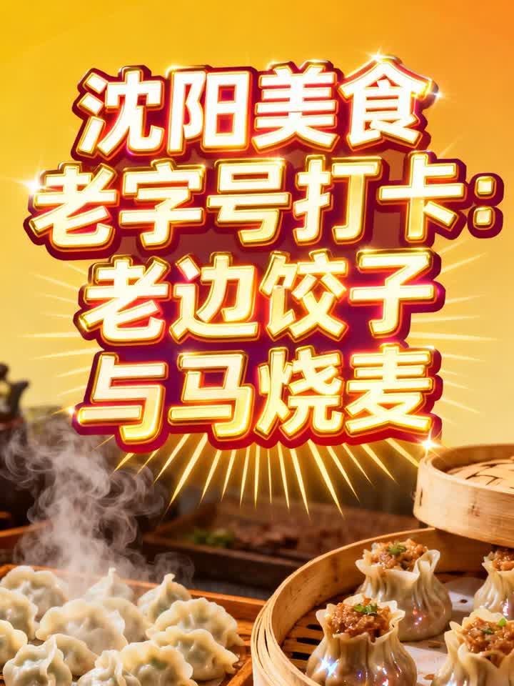 沈阳美食老字号打卡：老边饺子与马烧麦