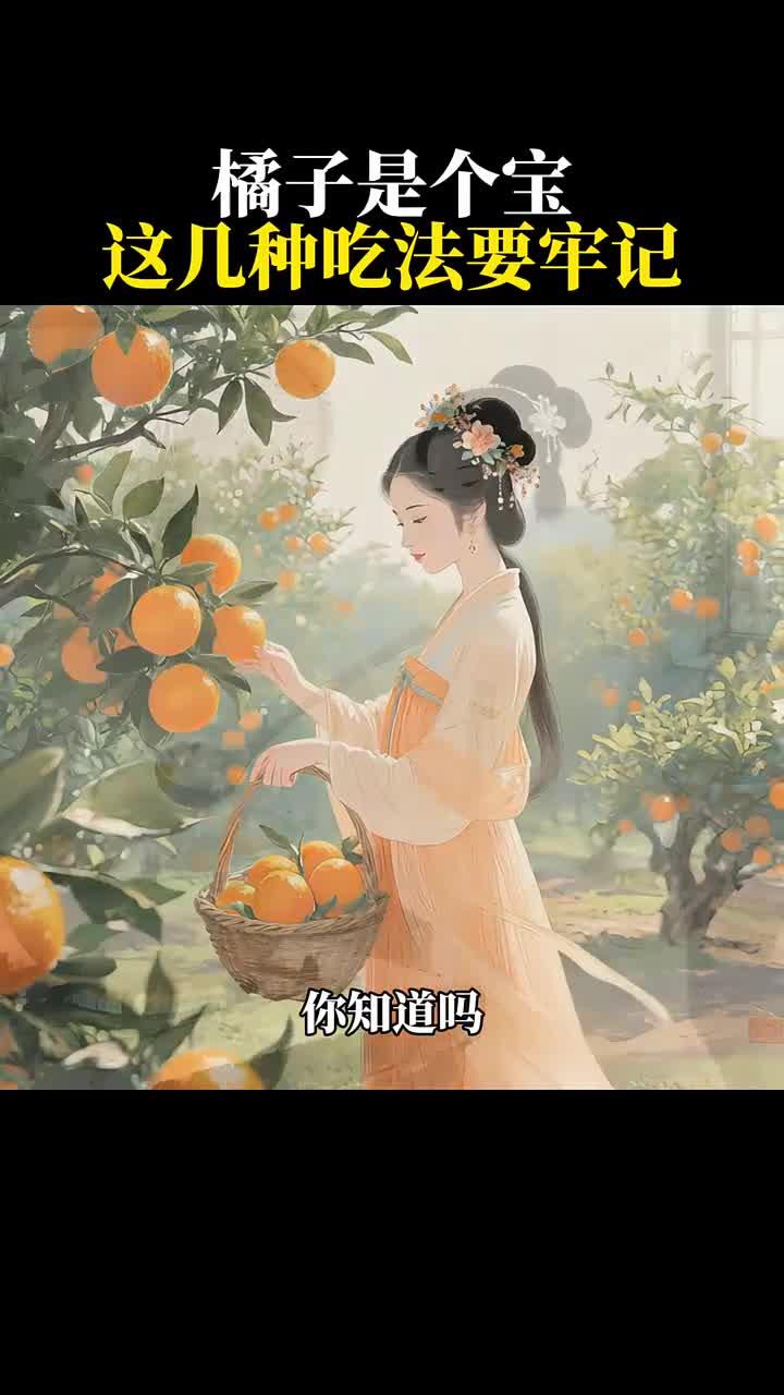 解密橘子的几种神秘吃法,你记住了吗?