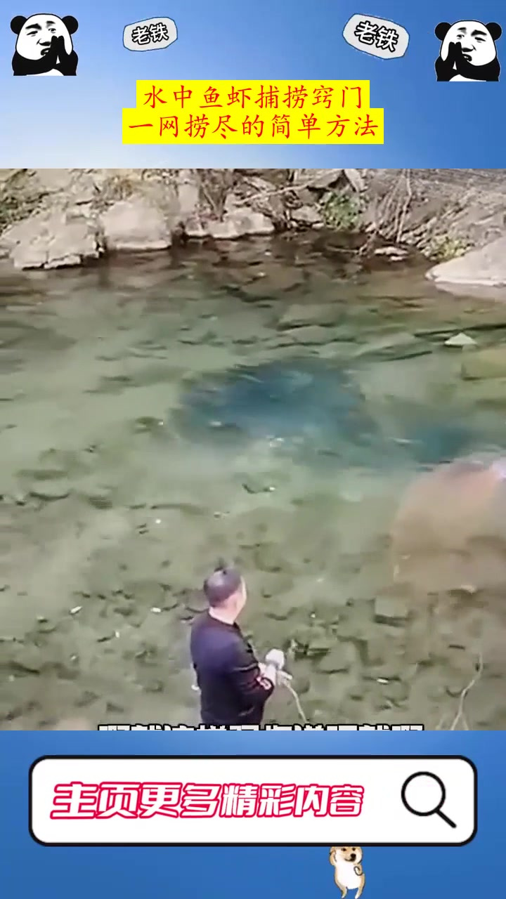 水中鱼虾捕捞窍门:一网捞尽的简单方法