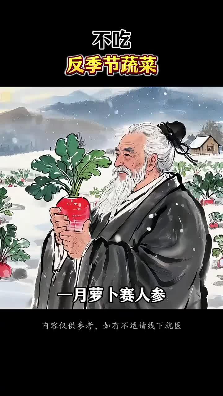 养生不吃的反季节蔬菜