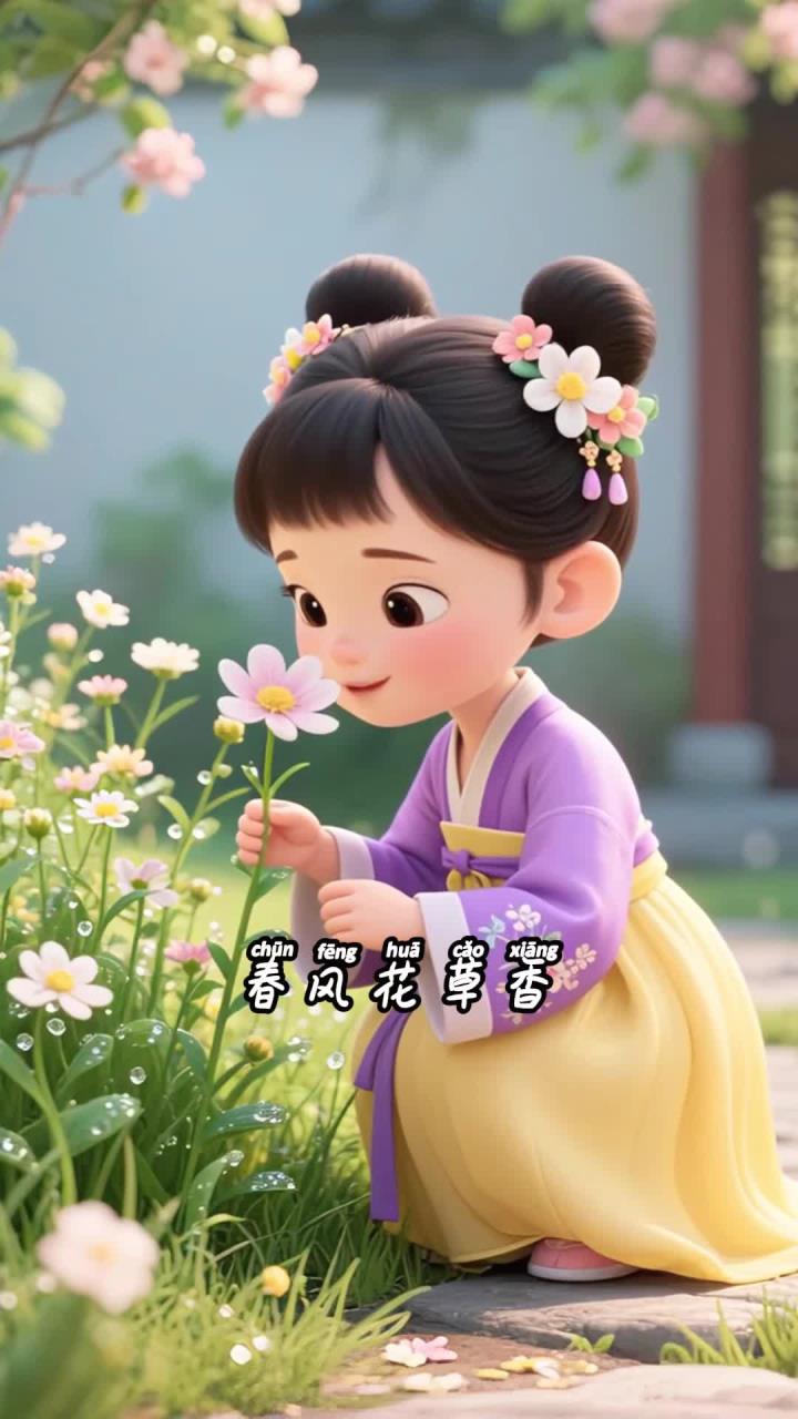 小学四年级《绝句(其一)》整体述,叙述诗歌整体