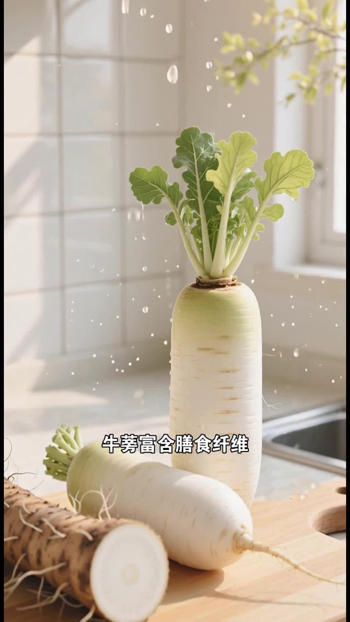 牛蒡配萝卜,养生新选择