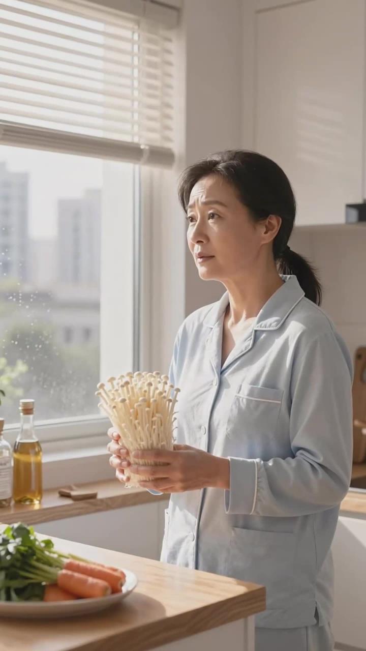 常食金针菇炖鸡,益智健脾,身体康健人人夸