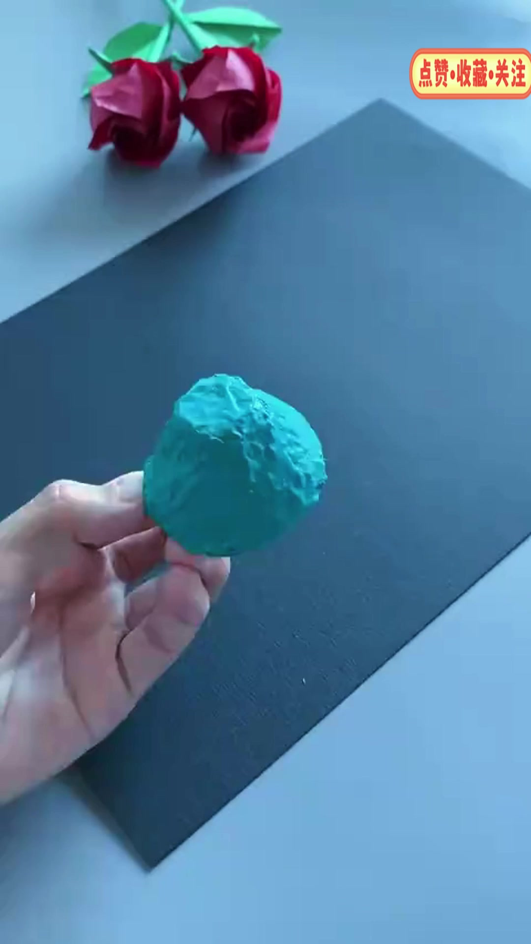 用鸡蛋托做的美人鱼，太好看了吧