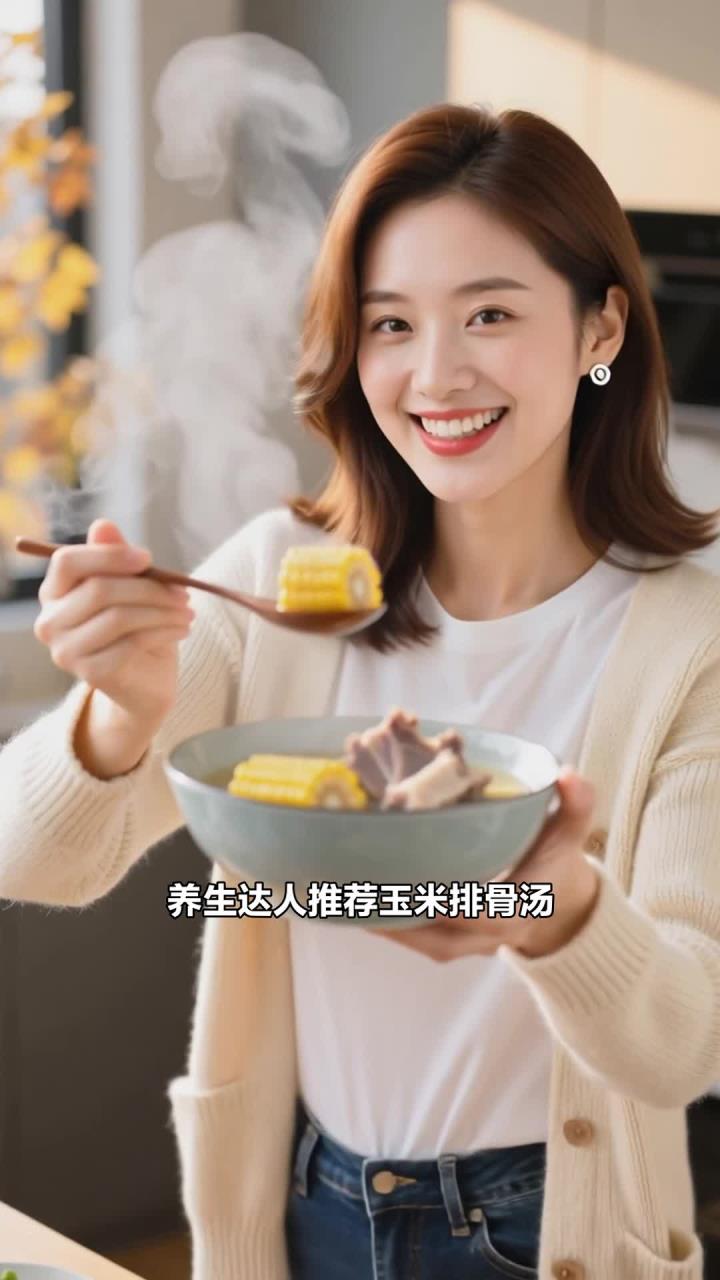 玉米排骨汤小妙招，秋季需润燥，晚餐可煲的养生汤