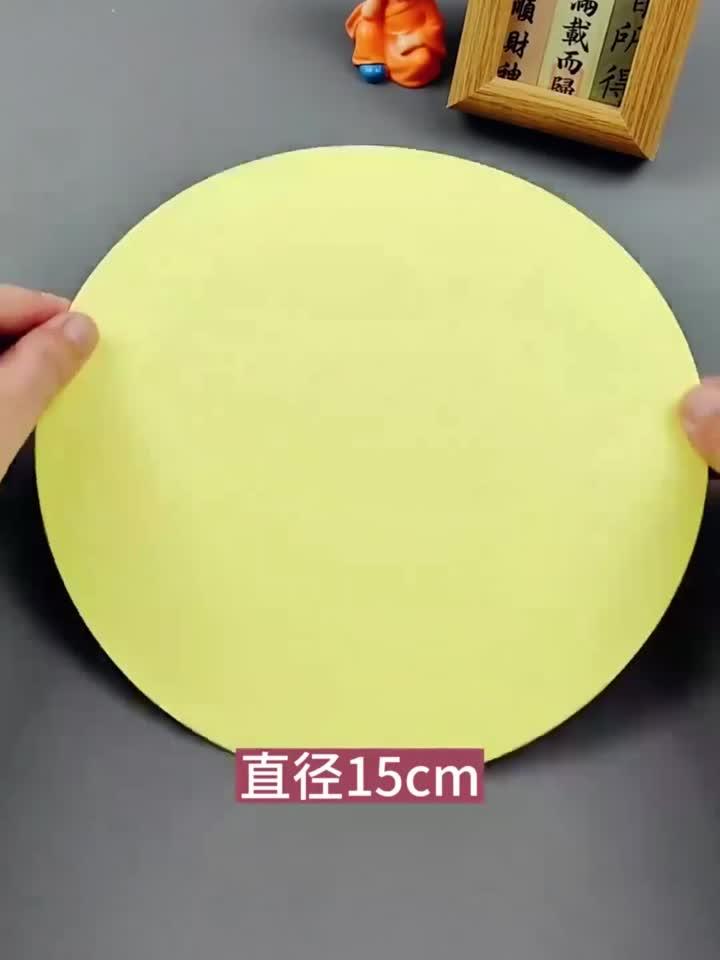 春天来了,适合小朋友做的手工创意彩泥扇子