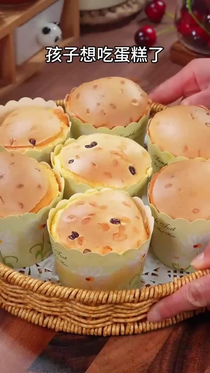好吃的红豆小蛋糕,松软香甜