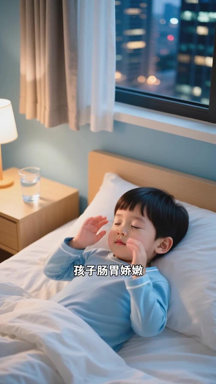 儿童晚餐饮食原则,清淡易消化,睡前 3 小时吃完1