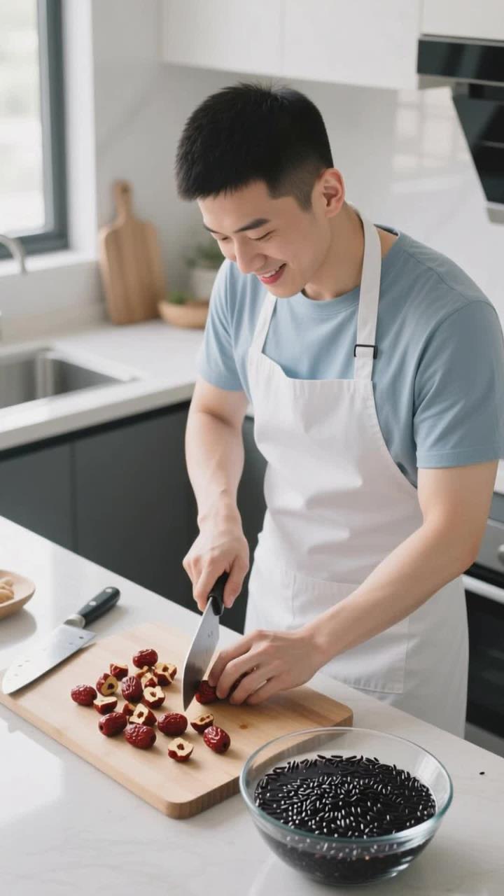 黑米红枣粥小诀窍,贫血体虚,晚餐可煮的补血粥