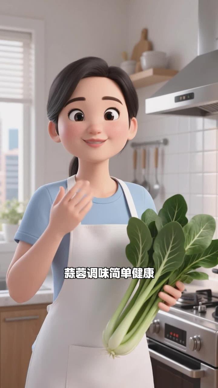 清炒空心菜 蒜蓉调味 脆嫩又爽口1