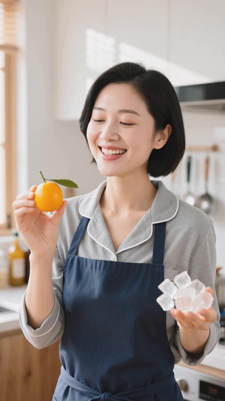 金桔冰糖饮小方法,换季咳嗽,居家可煮的润喉糖水