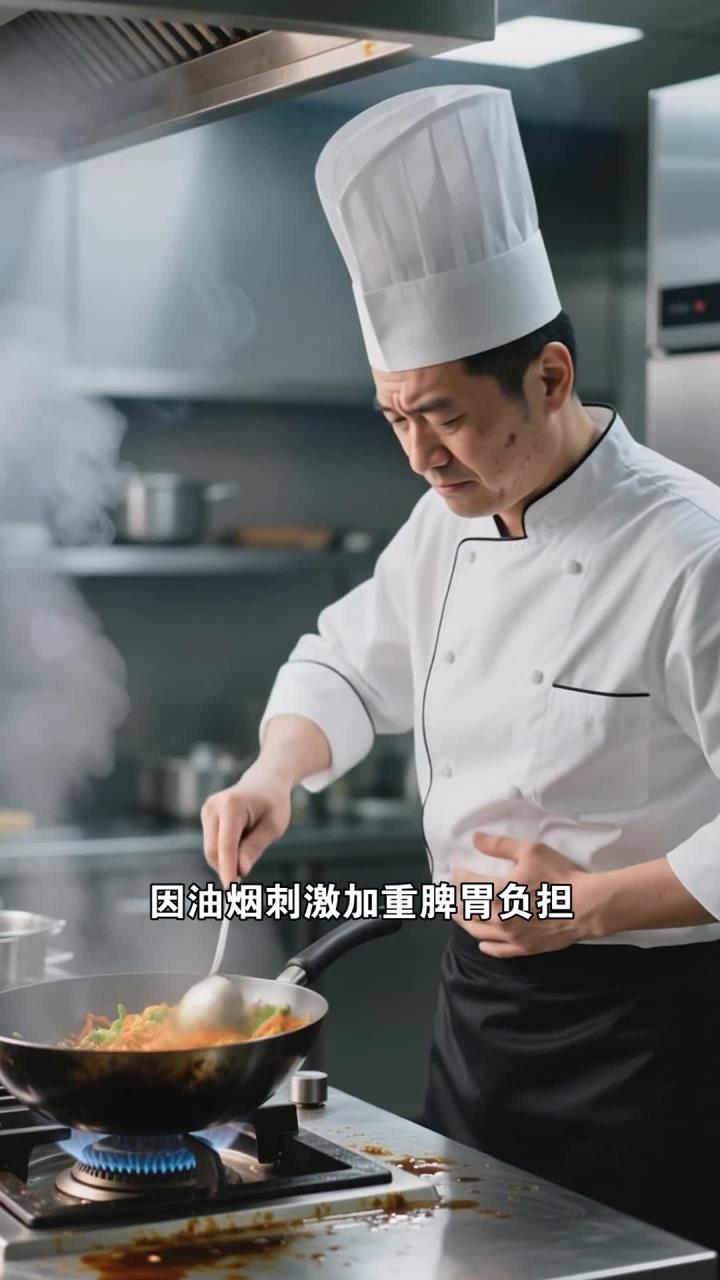 厨师养胃技巧,油烟环绕,脾胃不受损