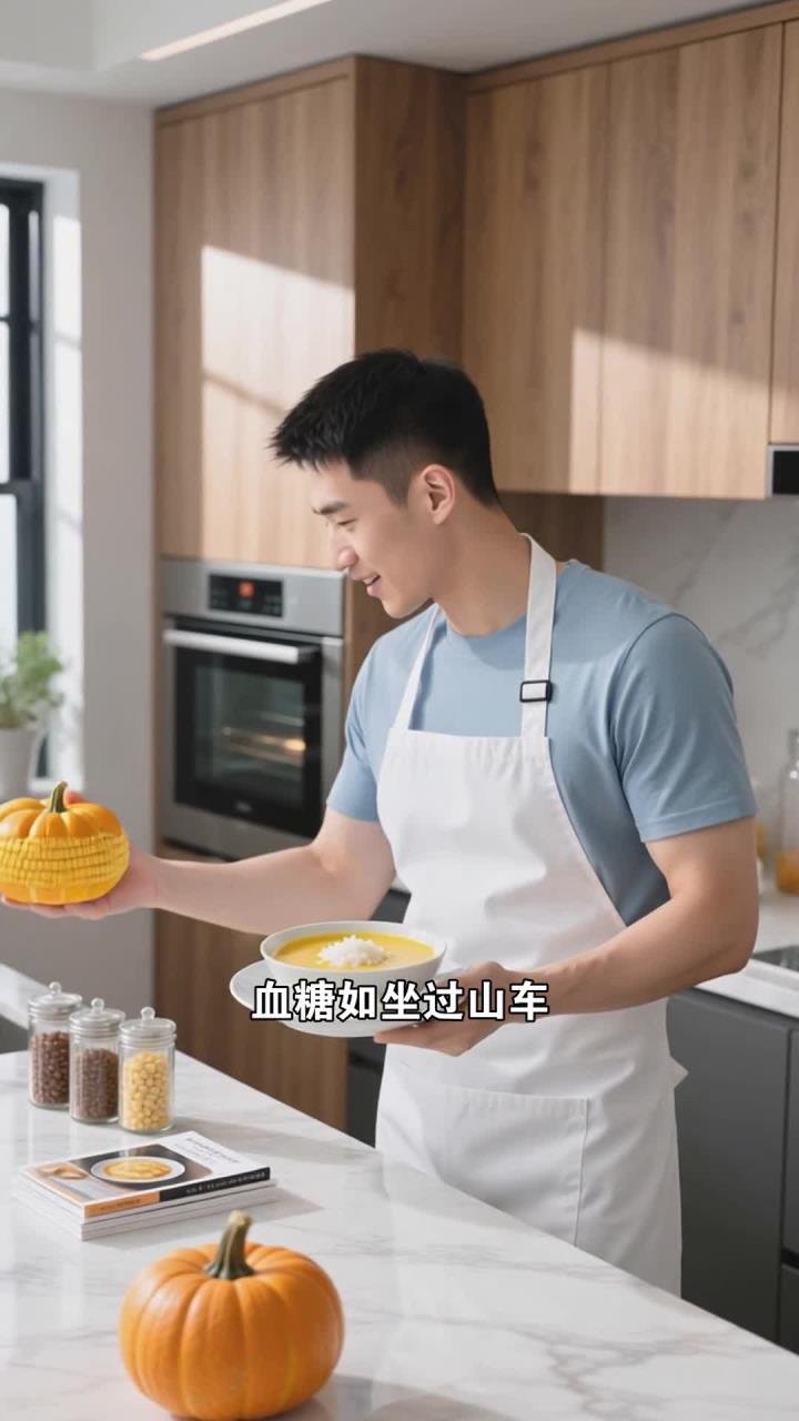 控糖需饱腹,主食可换健康餐,南瓜玉米粥小妙招