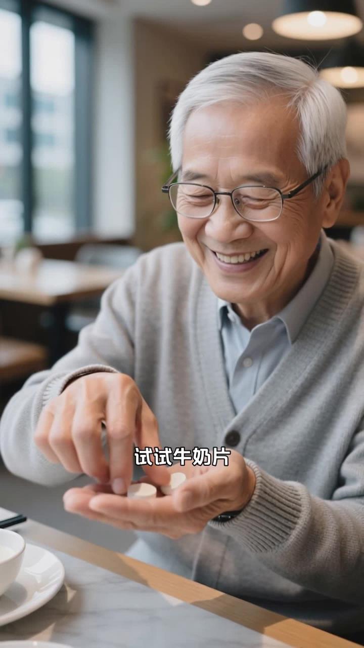 老人补钙零食,牛奶片 + 奶酪棒 + 芝麻酱,随时吃补充钙质