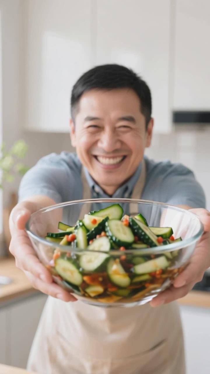 黄瓜干酱菜做法小智慧,喝粥想吃小菜,清爽解腻味
