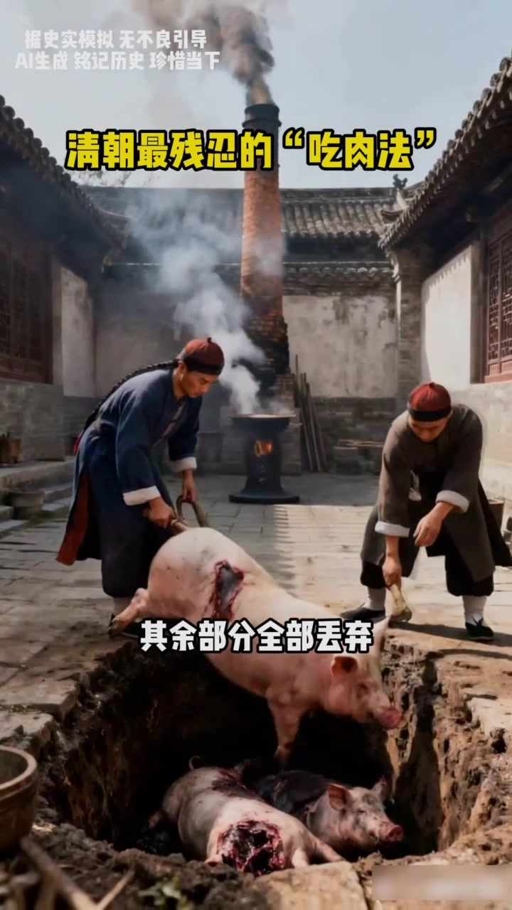 清朝最残忍的吃肉法网友毫无人性