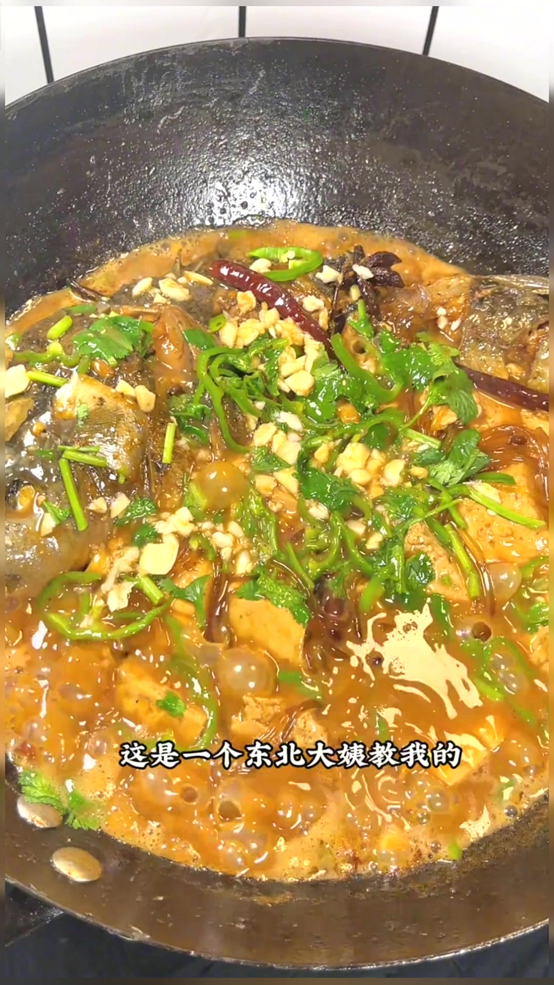 一到冬天就想吃的菜,鲤鱼豆腐炖粉条,东北大姨教的,简单又好吃