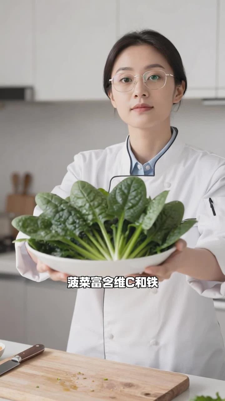 吃菠菜小补充 避开流感 吃出身体好营养