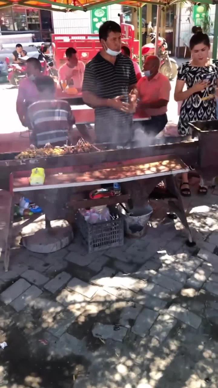 新疆羊肉串!
